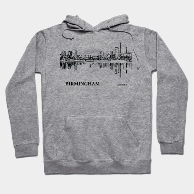 Birmingham - Alabama Hoodie by Lakeric